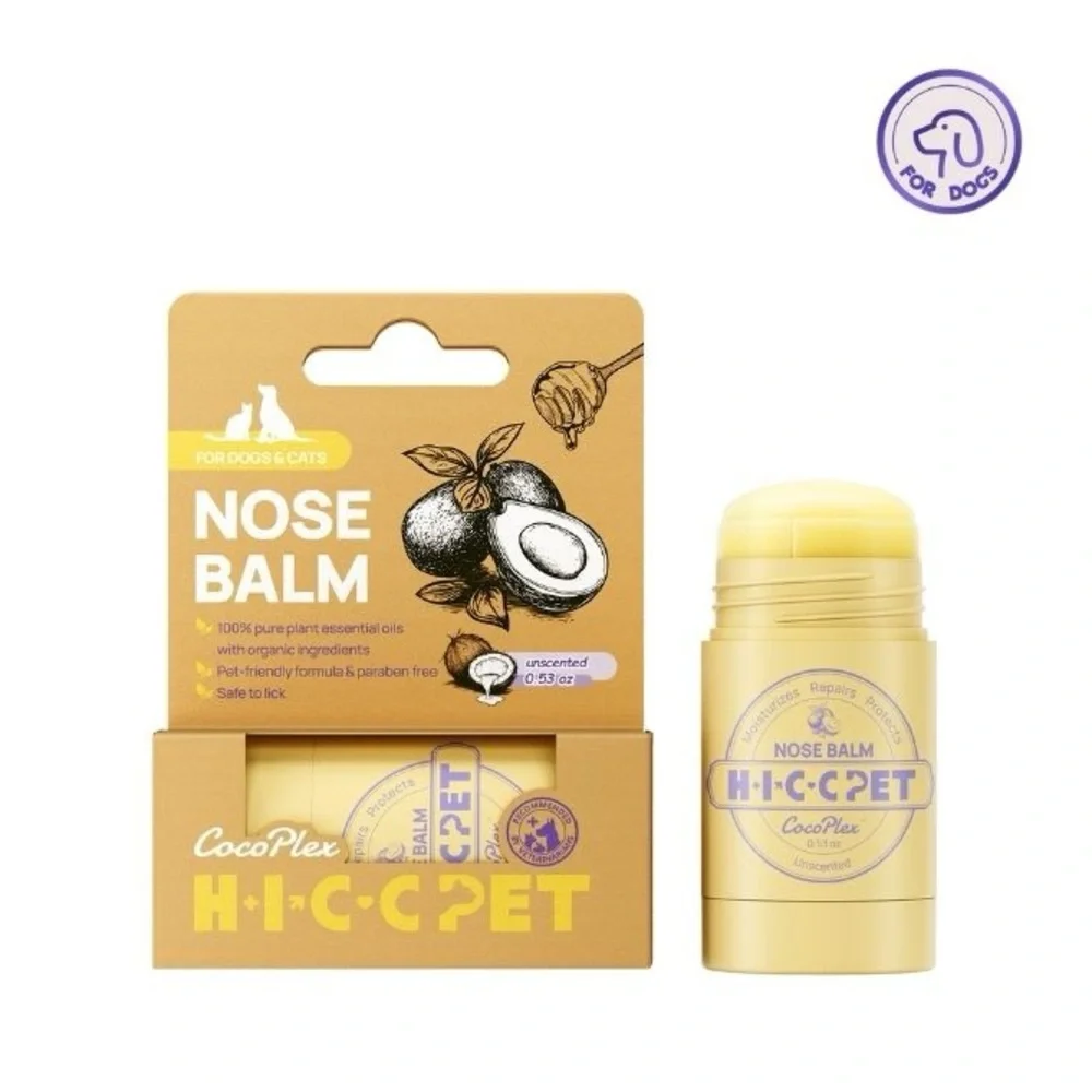 HICC PET CocoPlex Nose Balm for Dogs and Cats botanical oil scent 0.21oz exp2028